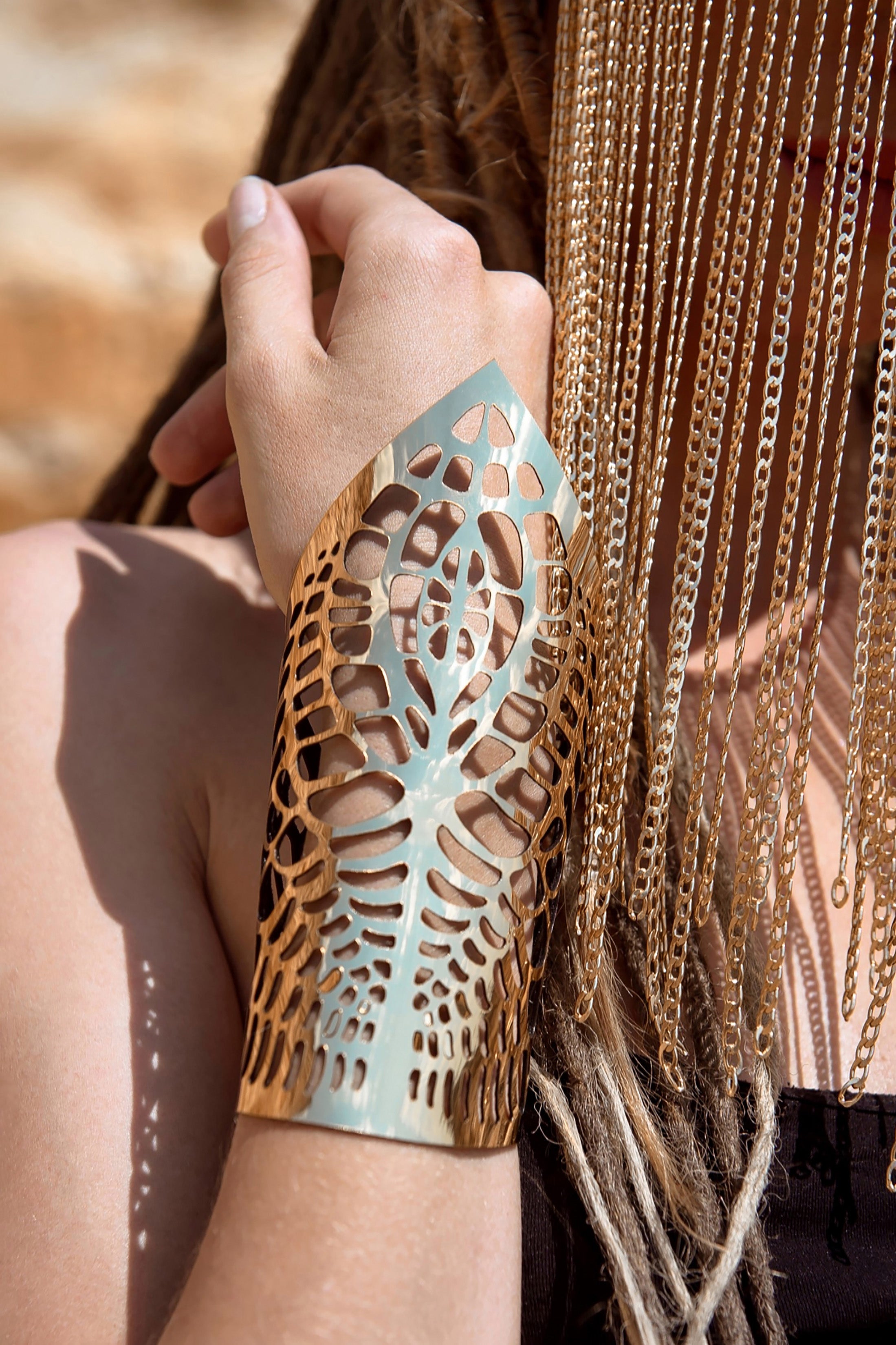 Set / Halsband, Armbänder / GOLD