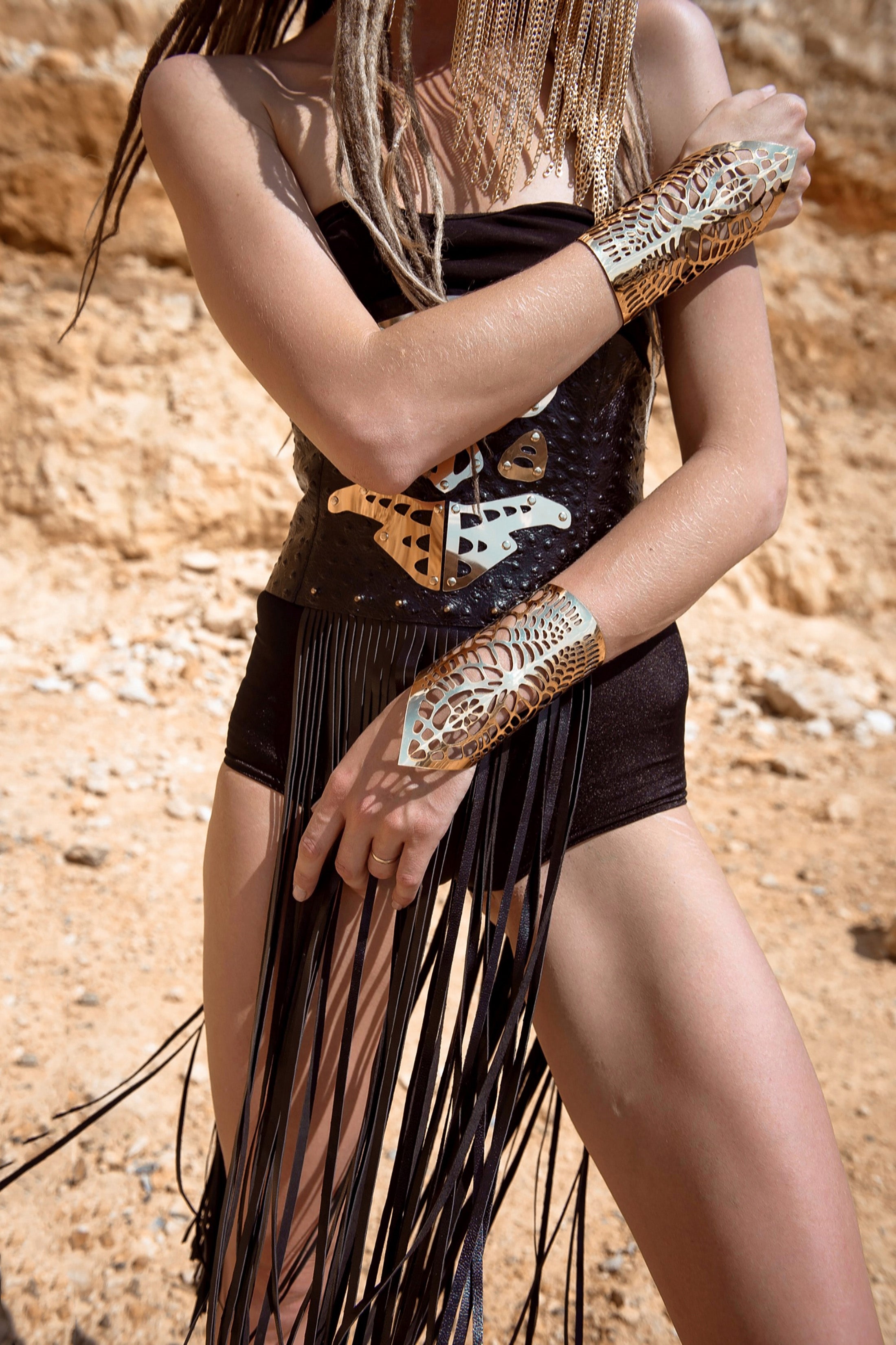 Set / Halsband, Armbänder / GOLD