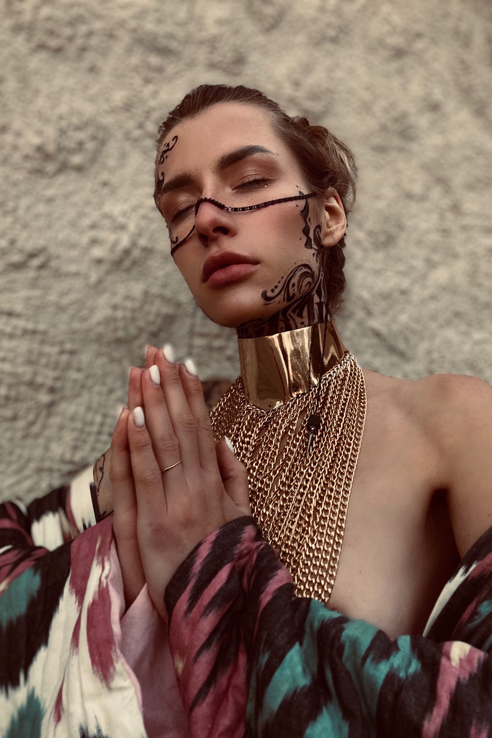 Сhoker with chains